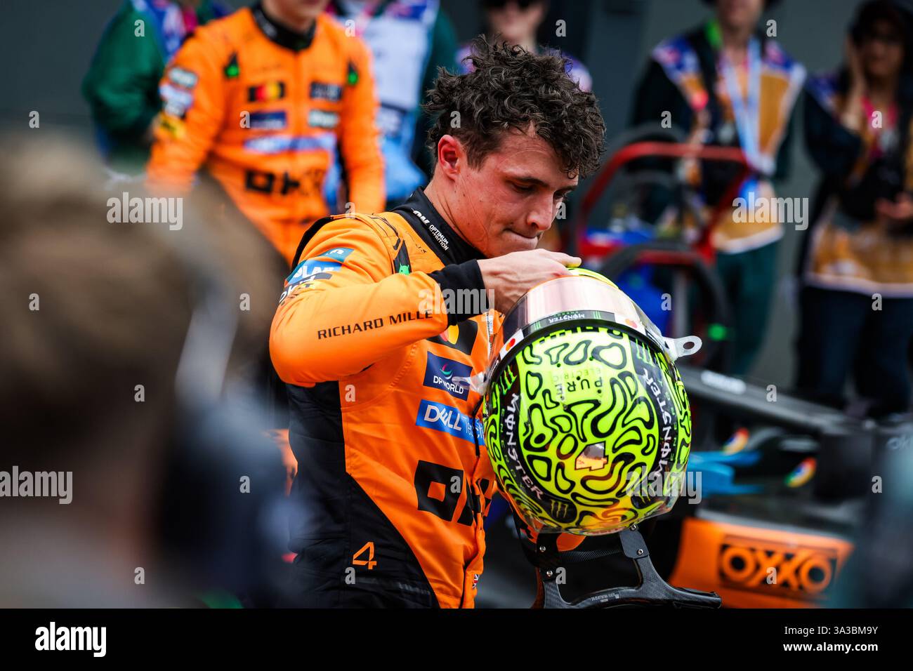 NORRIS Lando (gbr), McLaren F1 Team MCL39, ritratto durante il Gran Premio d'Australia di Formula 1 Louis Vuitton 2025, 1° round del Campionato del mondo di Formula 1 FIA 2025 dal 14 al 16 marzo 2025 sull'Albert Park Grand Prix Circuit, a Melbourne, Australia Foto Stock