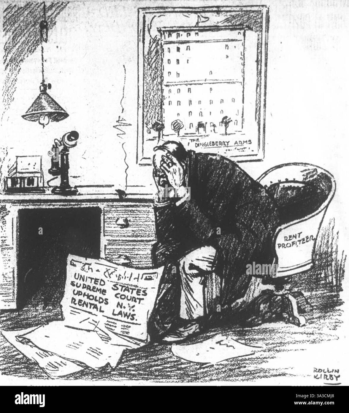 Affitti a New York City - 1904 107 guidati da donne immigrate ebree e italiane nel Lower East Side. Protestò contro i proprietari terrieri che aumentavano gli affitti nonostante le cattive condizioni abitative. Foto Stock