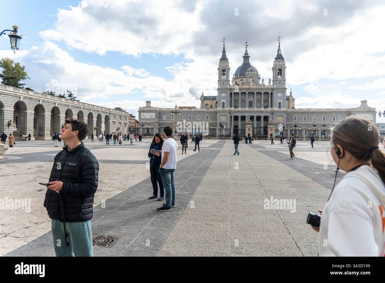 Cattedrale di Santa Maria a Madrid, Spagna Foto Stock