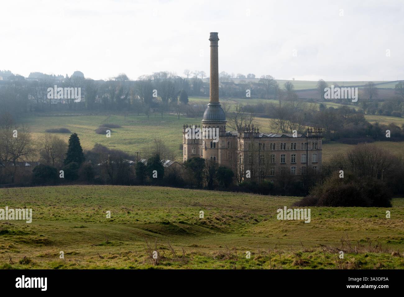 Bliss Mill, mattina presto in inverno, Chipping Norton, Oxfordshire, Inghilterra, Regno Unito Foto Stock