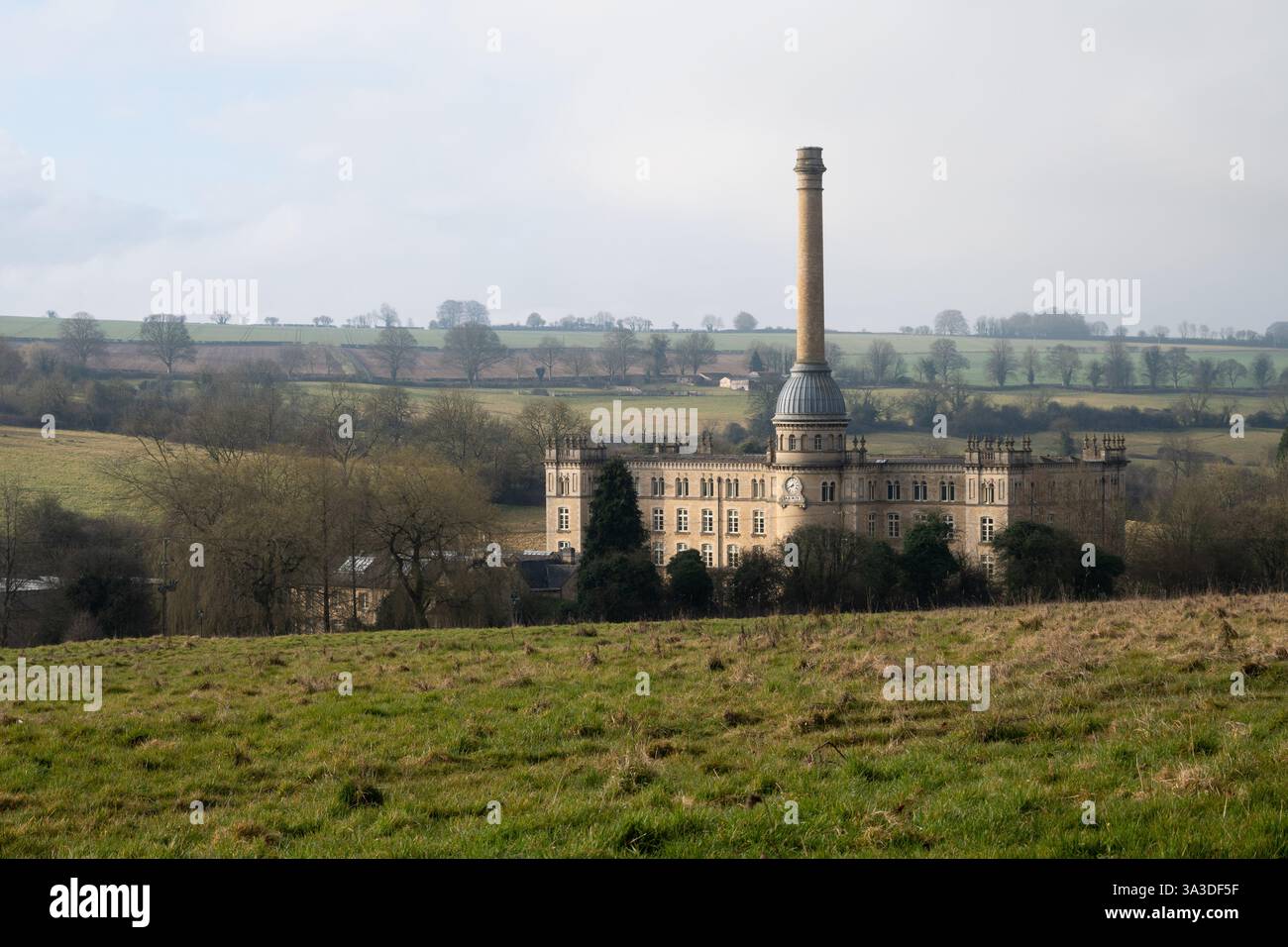 Bliss Mill, mattina presto in inverno, Chipping Norton, Oxfordshire, Inghilterra, Regno Unito Foto Stock