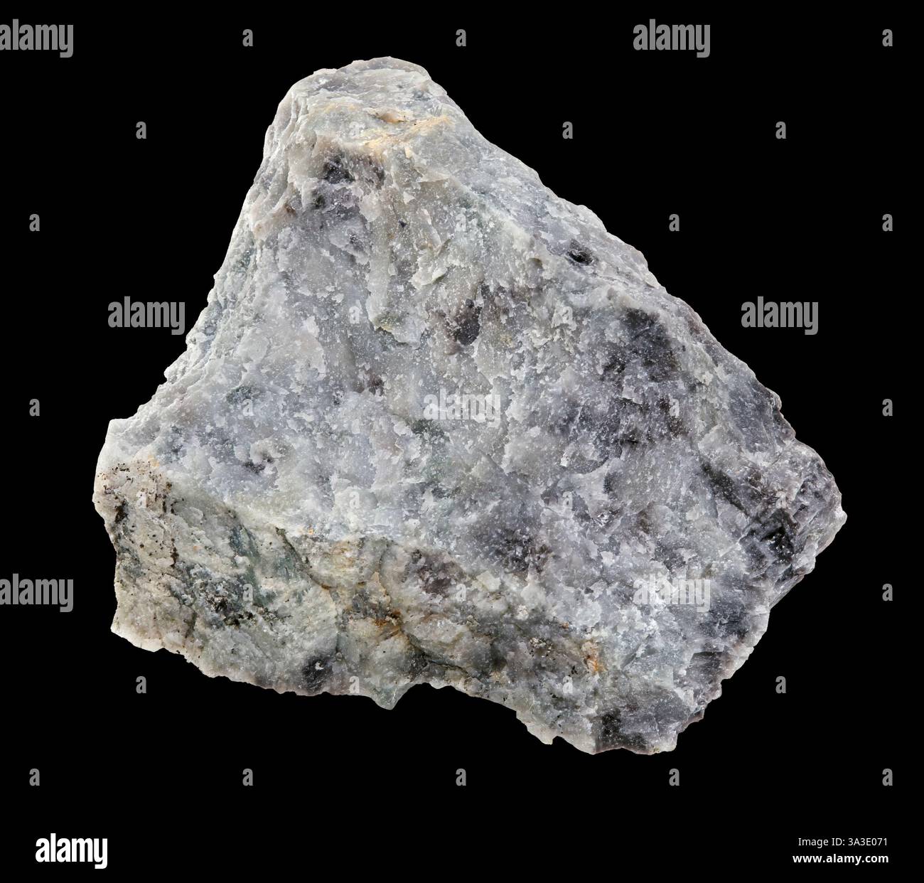 Sienite nefelina, roccia magmatica Igneous, Mt. St Hilaire, Quebec, Canada Foto Stock