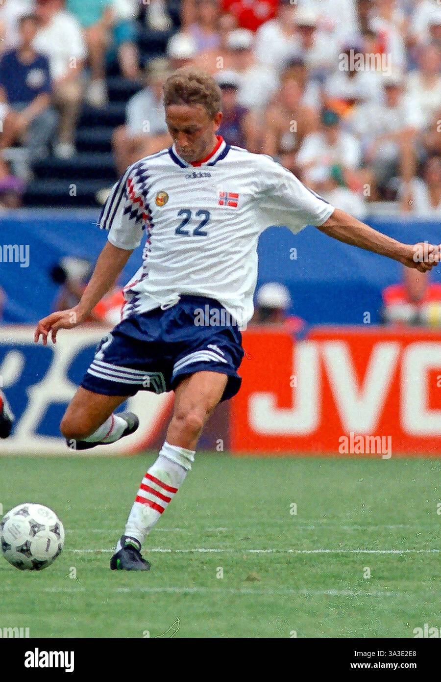 Coppa del mondo FIFA 1994, partita di apertura a Washington, D.C. all'RFK Stadium, Norvegia contro Messico Foto Stock