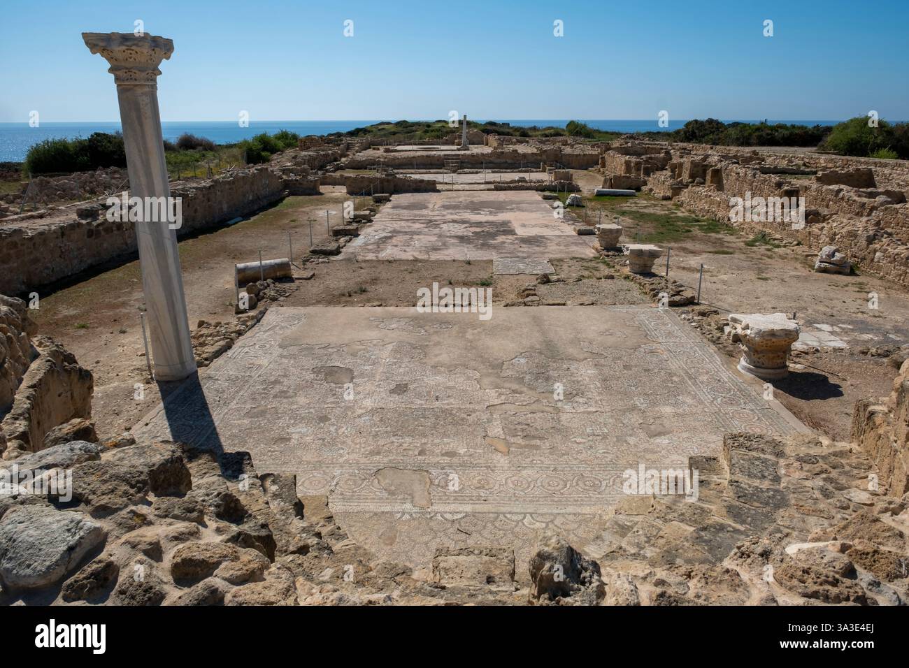 Sito archeologico di Agios Georgios a Pegeia, regione di Paphos, Cipro. Foto Stock