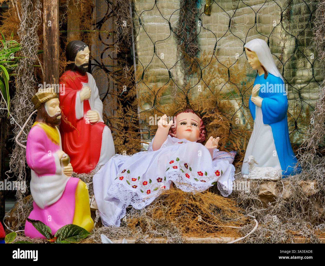 Presepe, Valladolid, Stato dello Yucatan, Messico Foto Stock