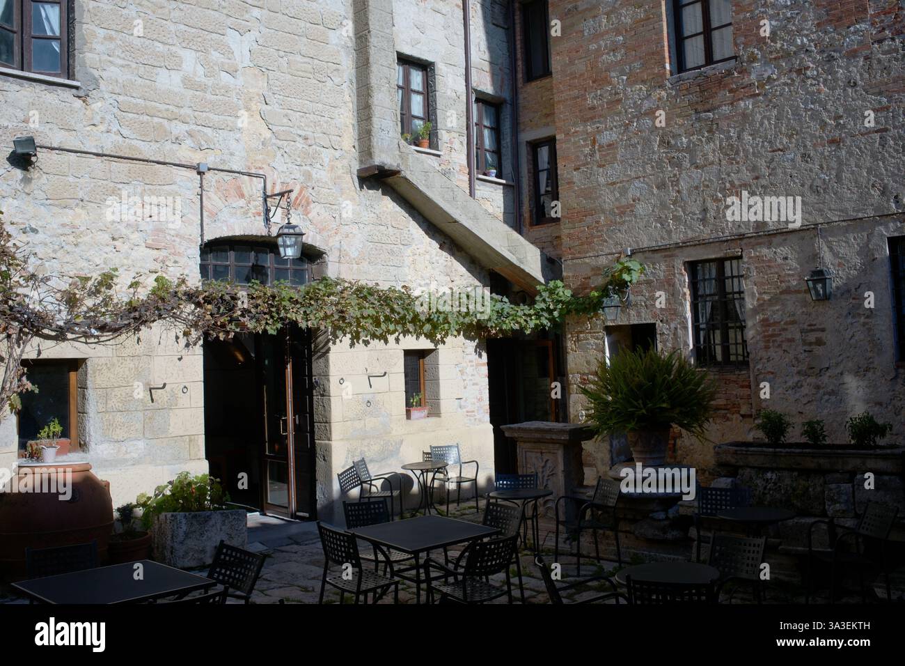 Sarteano in provincia di Siena, Toscana, Italia Foto Stock
