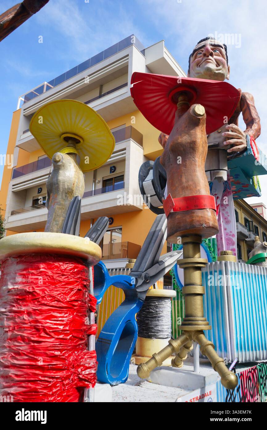 2025 Carnevale - Nocera inferiore, provincia di Salerno, Italia Foto Stock