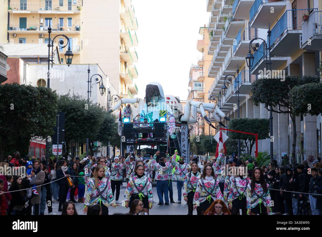 2025 Carnevale - Nocera inferiore, provincia di Salerno, Italia Foto Stock