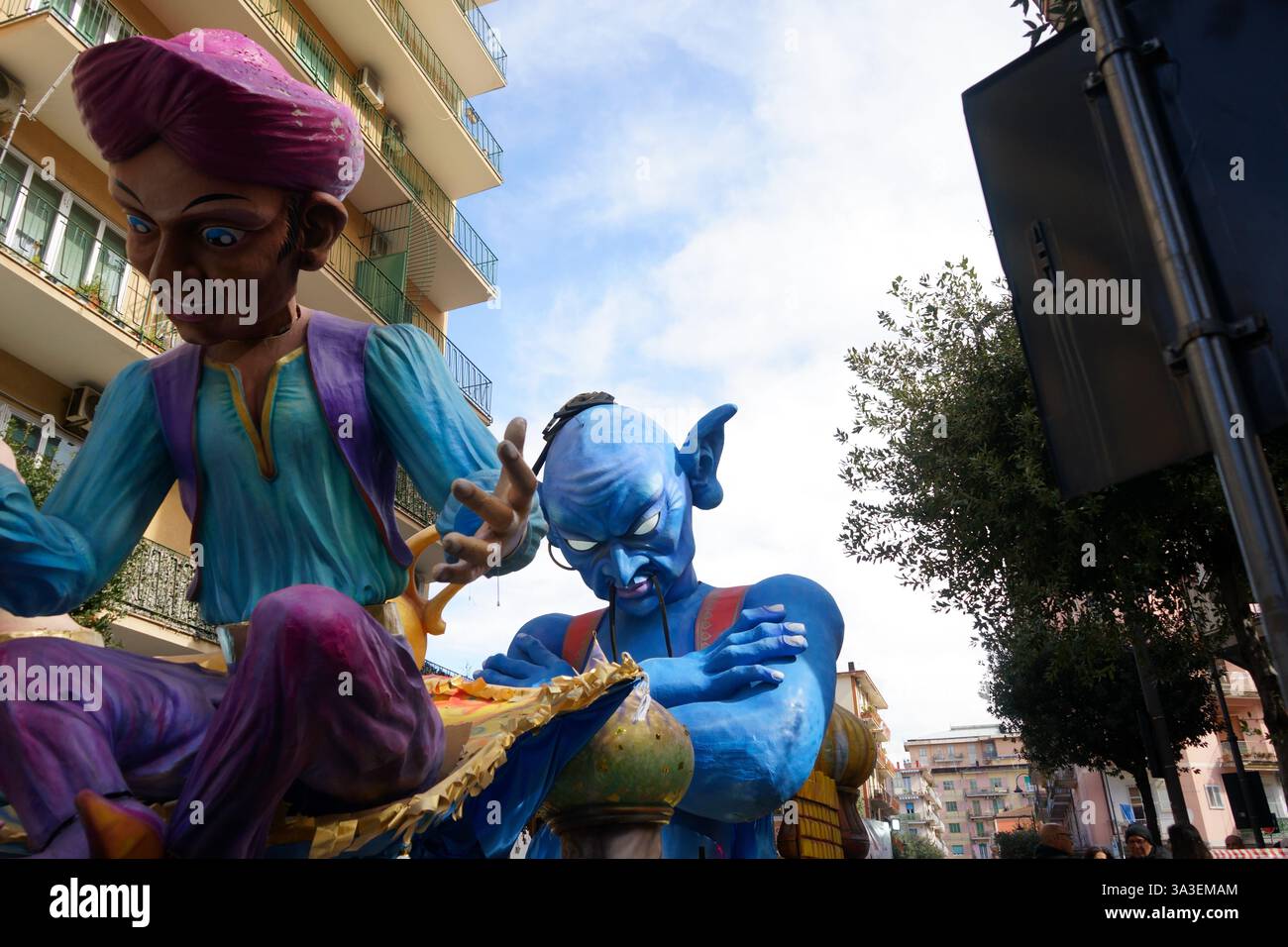 2025 Carnevale - Nocera inferiore, provincia di Salerno, Italia Foto Stock