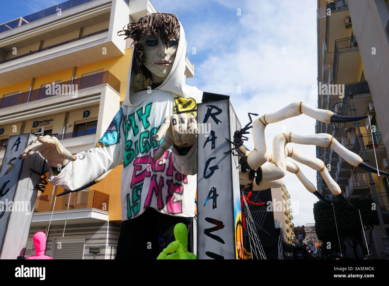 2025 Carnevale - Nocera inferiore, provincia di Salerno, Italia Foto Stock