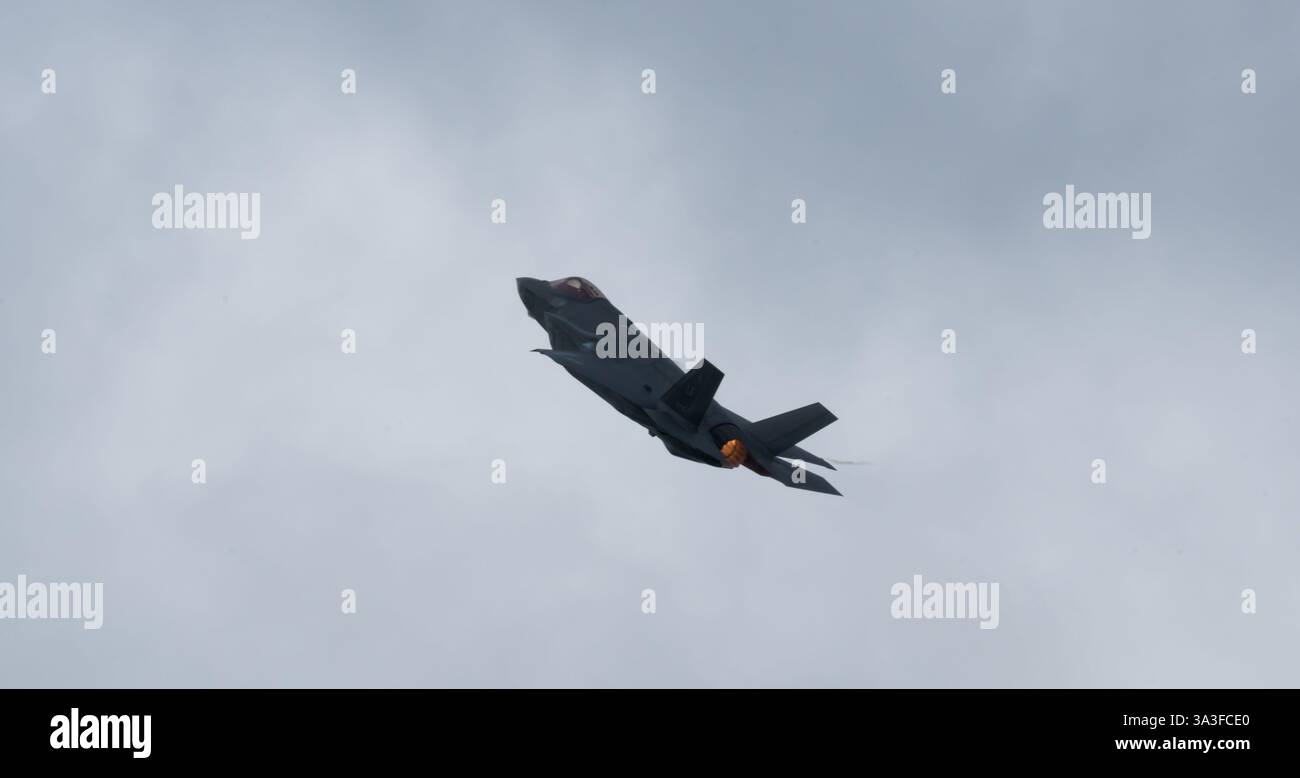 Dimostrazione del Lockheed Martin F-35 Lightning II, Gatineau, Québec, Canada Foto Stock