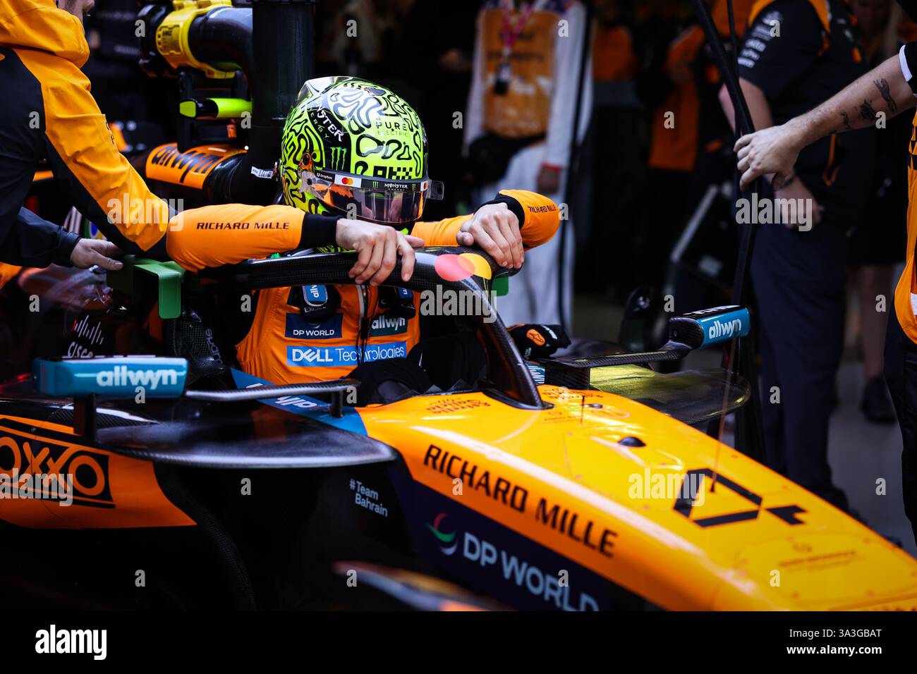 NORRIS Lando (gbr), McLaren F1 Team MCL39, ritratto durante il Gran Premio d'Australia di Formula 1 Louis Vuitton 2025, 1° round del Campionato del mondo di Formula 1 FIA 2025 dal 14 al 16 marzo 2025 sull'Albert Park Grand Prix Circuit, a Melbourne, Australia Foto Stock