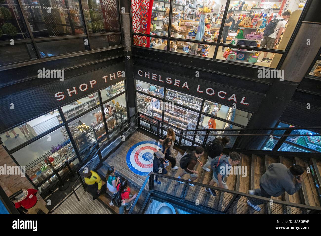 Chelsea Market, West Side, Manhattan, New York City, Stati Uniti Foto Stock