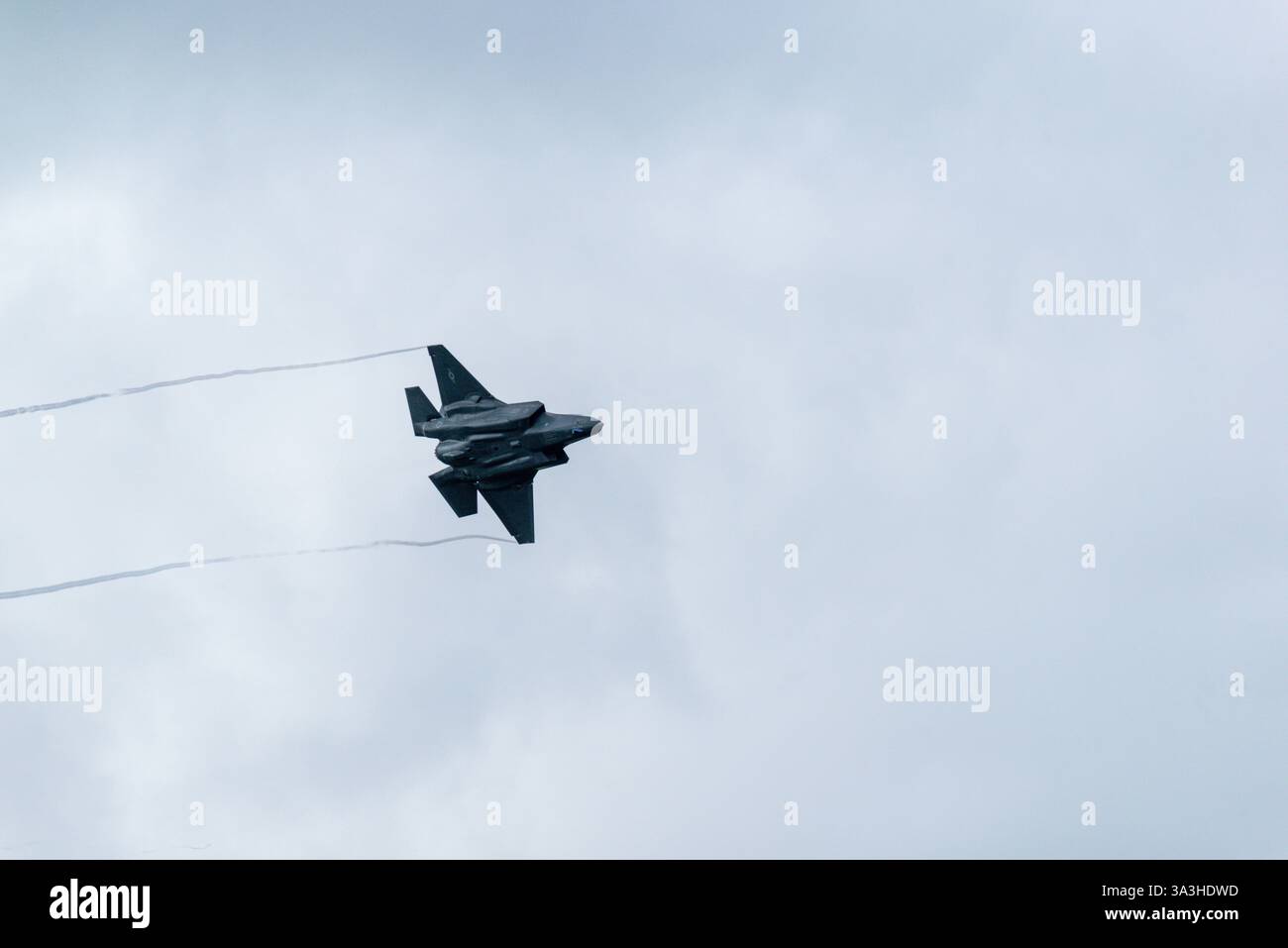 Dimostrazione del Lockheed Martin F-35 Lightning II, Gatineau, Québec, Canada Foto Stock