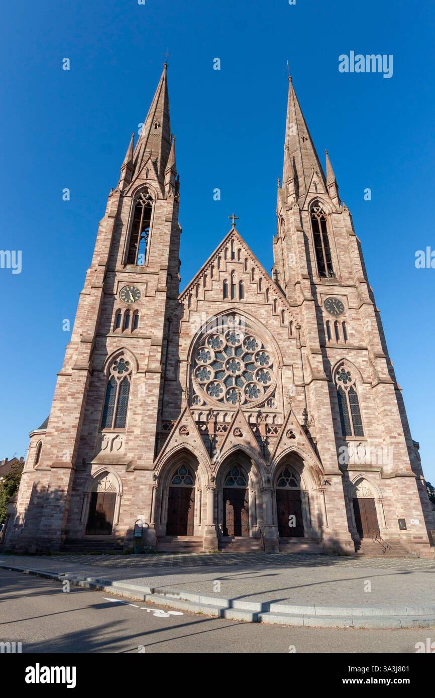 Église réformée Saint-Paul (Chiesa di San Paolo) a Strasburgo, Francia Foto Stock