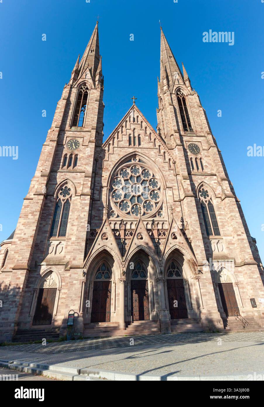 Église réformée Saint-Paul (Chiesa di San Paolo) a Strasburgo, Francia Foto Stock