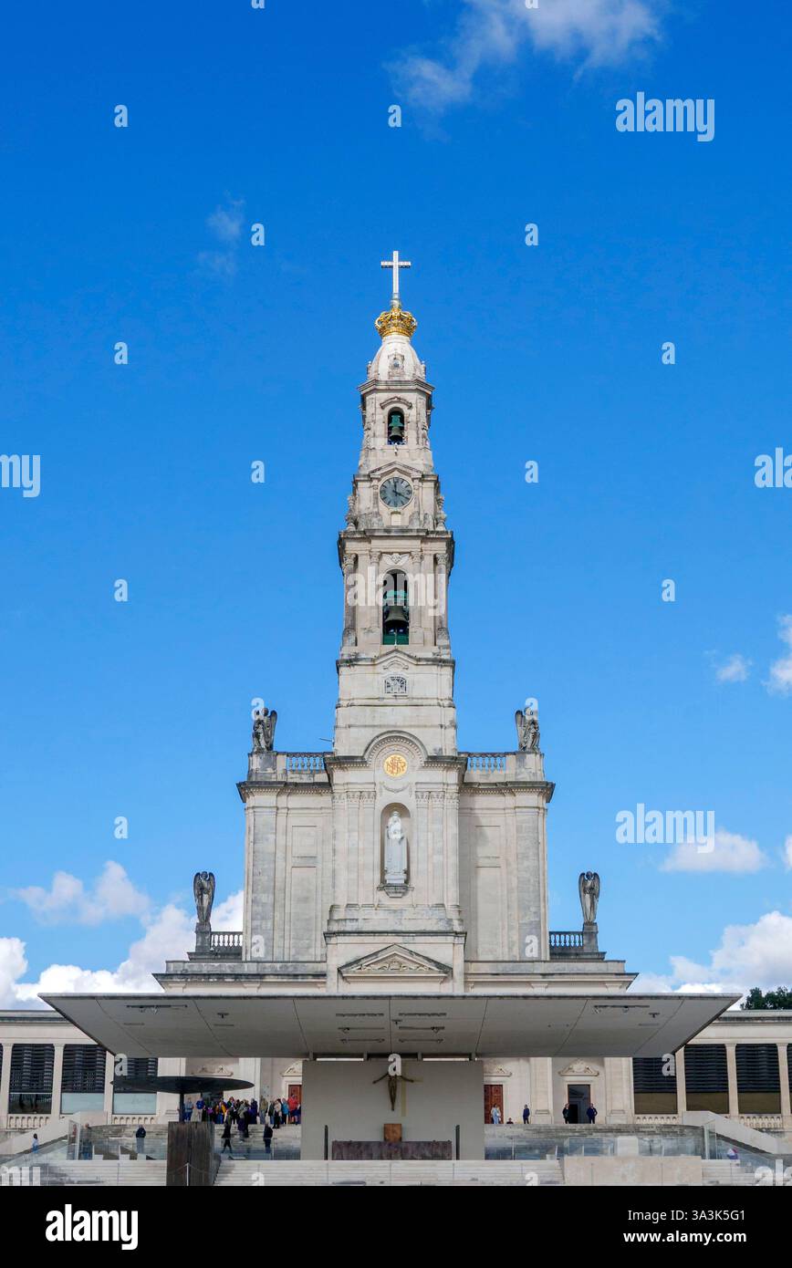 Santuario di nostra Signora di Fatima a Fátima, Portogallo. Europa Foto Stock
