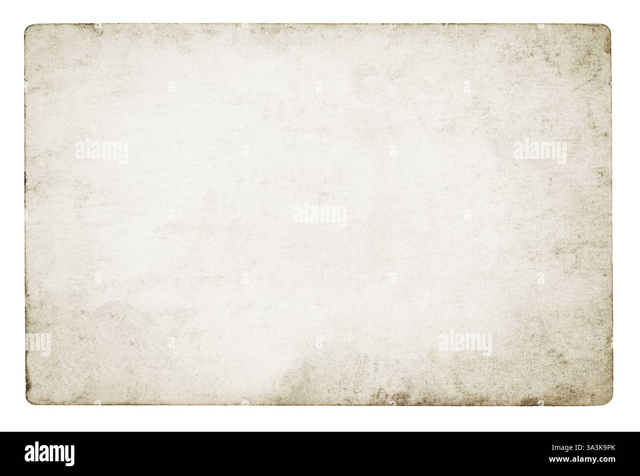 Vintage sfondo carta - isolato (percorso di clipping incluso) Foto Stock