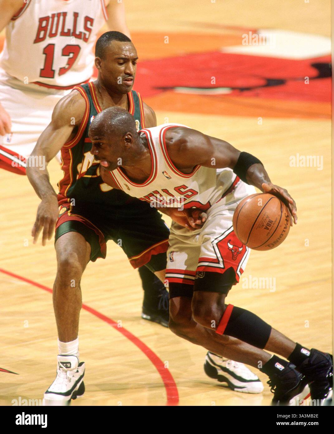 Michael Jordan, Chicago Bull in una partita contro New