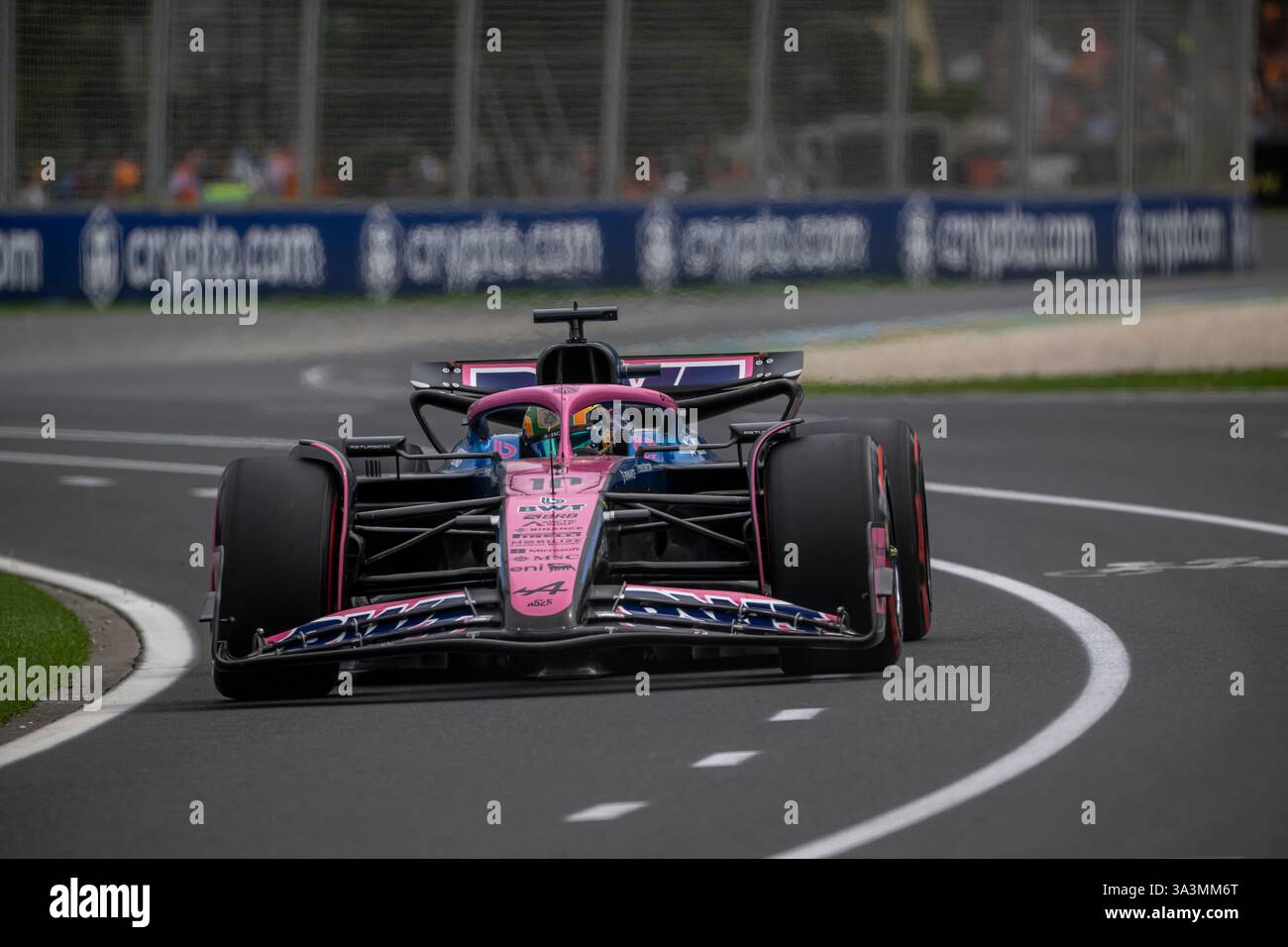 Melbourne, Australia, 15 marzo 2025, Pierre Gasly, dalla Francia gareggia per Alpine. La qualificazione al Gran Premio d'Australia 2025, che si svolge a Melbourne, in Australia. Crediti: Michael Potts/Alamy Live News Foto Stock