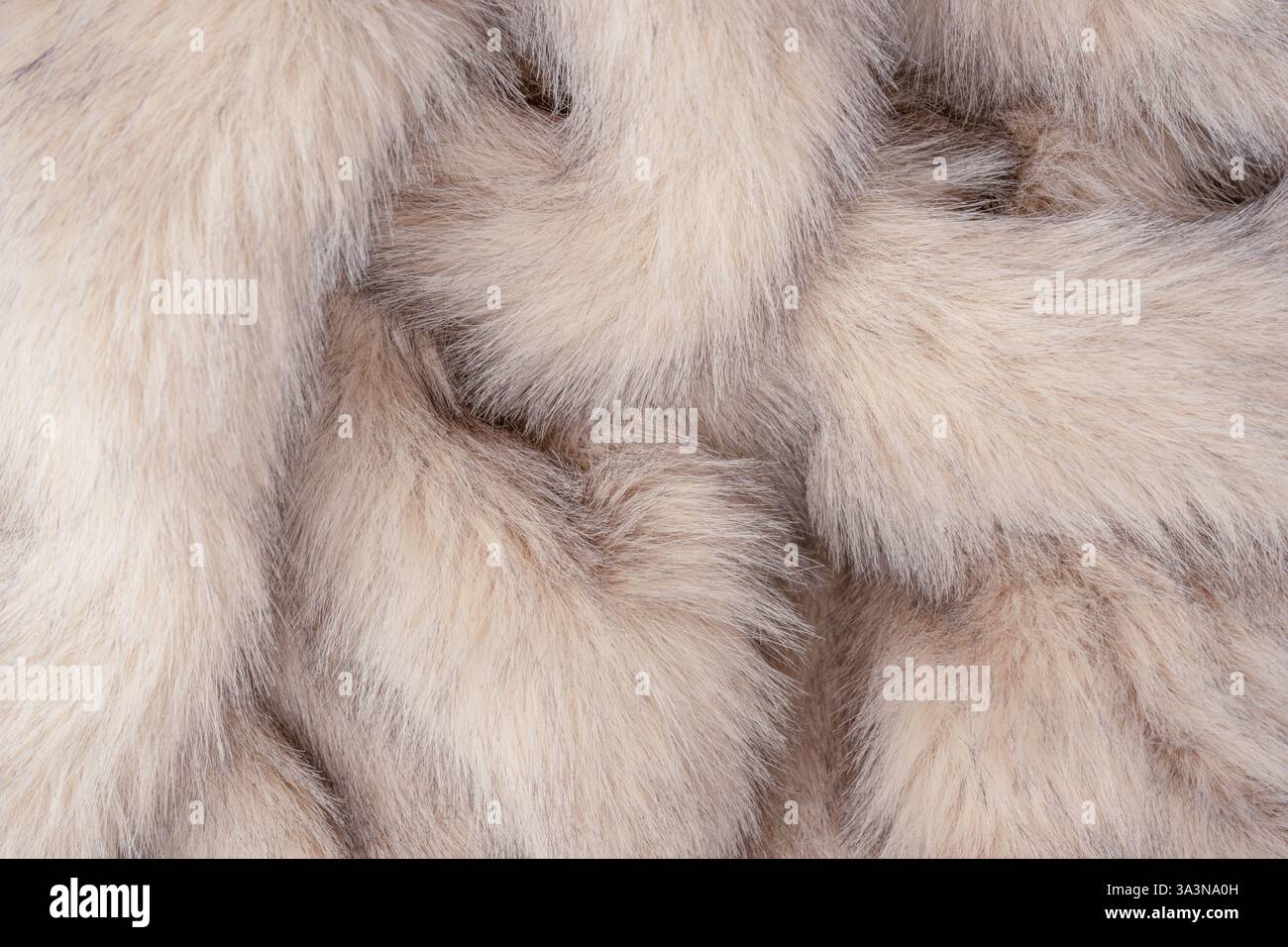 Texture di pelliccia sintetica come sfondo, vista dall'alto. Foto Stock