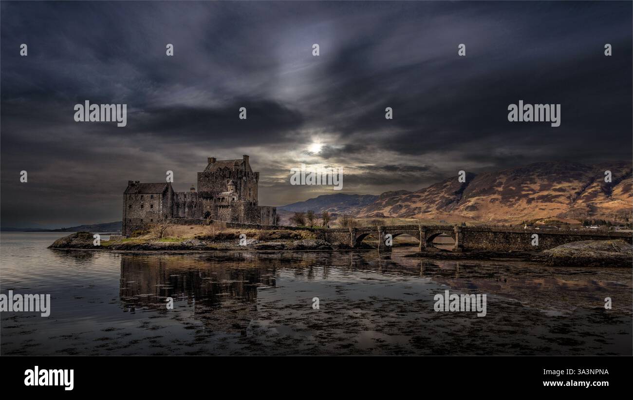 Eilean Donan Castle, Scozia Foto Stock