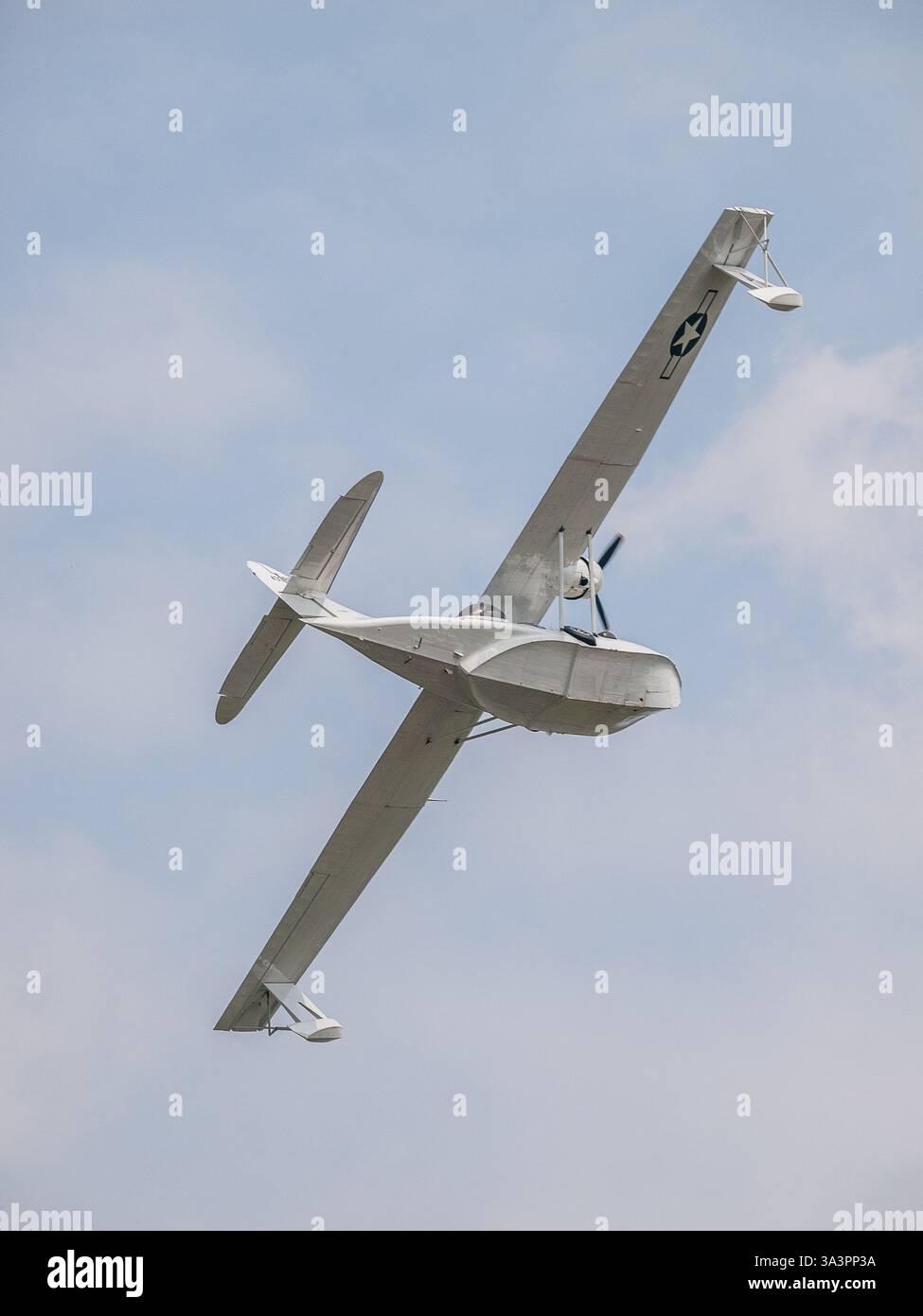 Belin, Germania - 11 giugno 2010: Idrovolante consolidato modello 28 (PBY Catalina) e velivoli anfibi al Salone aereo di Berlino (ILA) 2010 Foto Stock