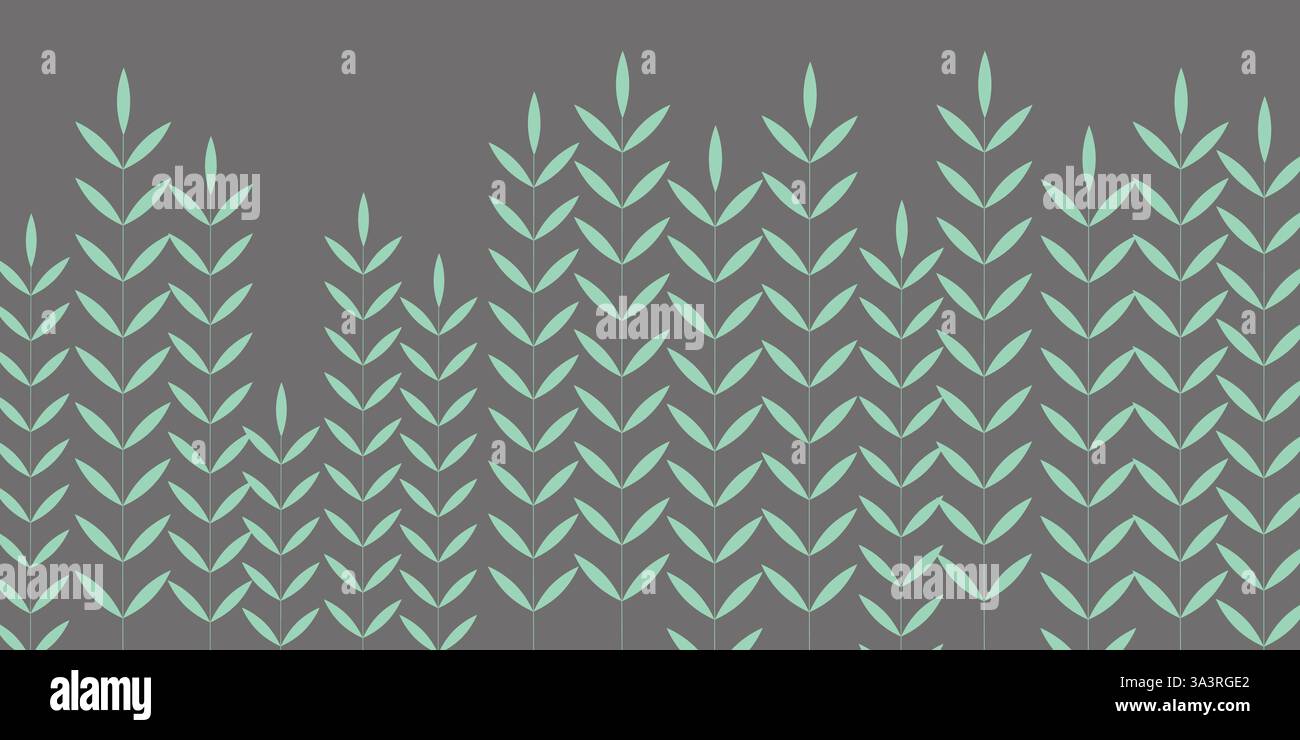 Semplice sfondo a foglia senza cuciture per il tuo design, facilmente modificabile, illustrazione vettoriale Illustrazione Vettoriale