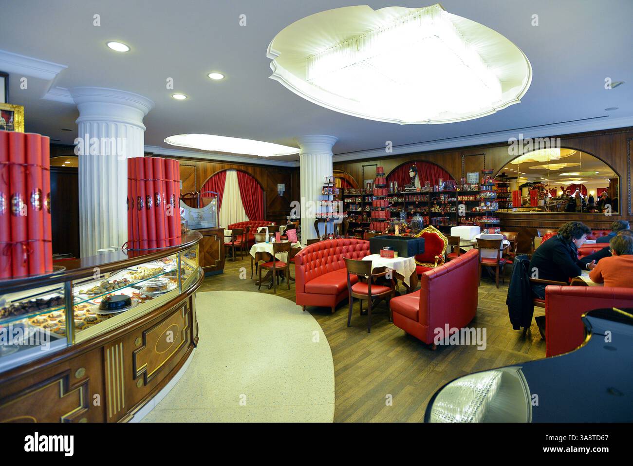 Italia Friuli Venezia Giulia Trieste Heritage locale caffè degli specchi Foto Stock