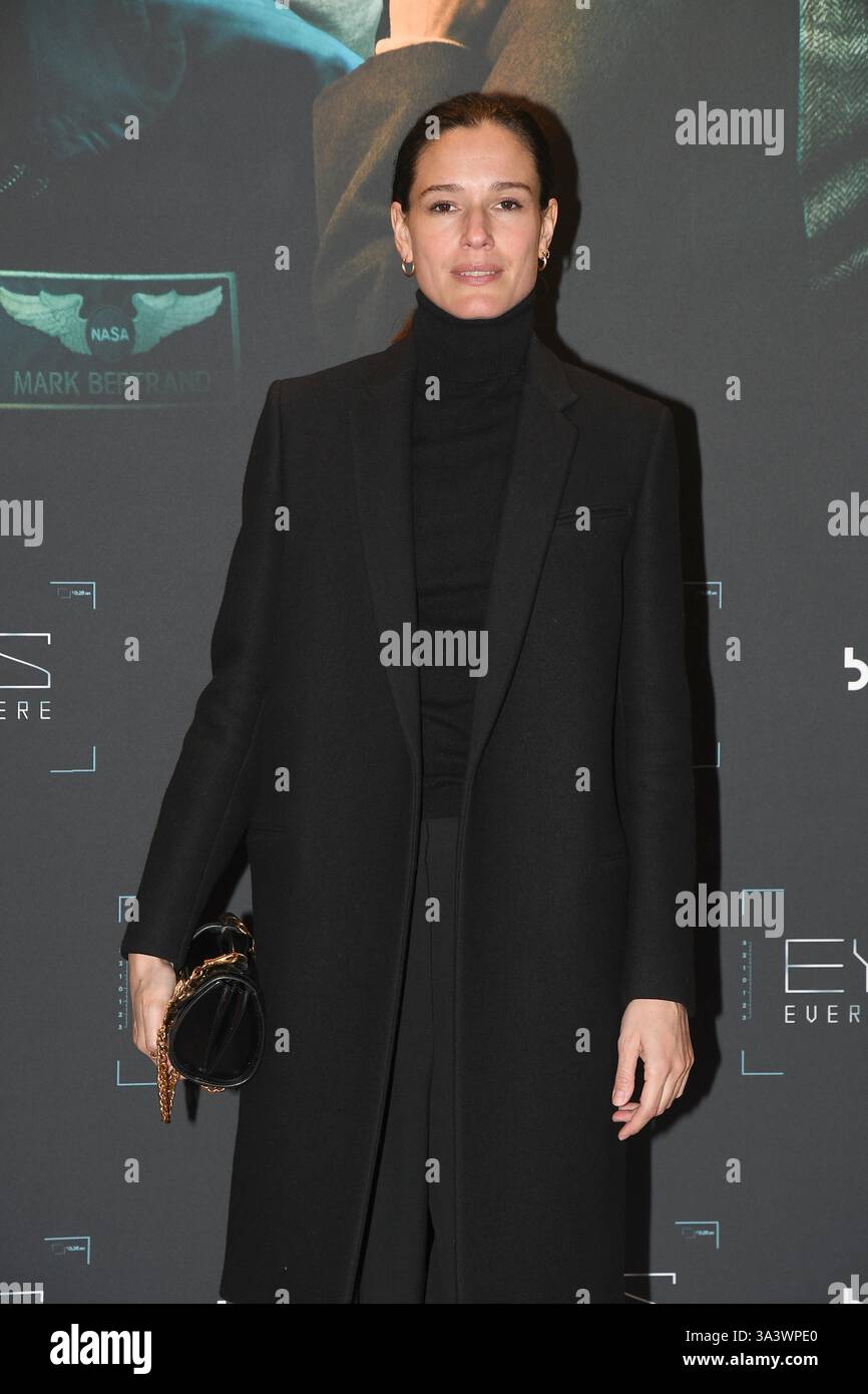 Roma, Italia. 17 marzo 2025. Roma, Cinema lo spazio Cinema moderno prima del documentario "Eyes Everywhere", nella foto: Chiara Baschetti credito: Agenzia fotografica indipendente/Alamy Live News Foto Stock