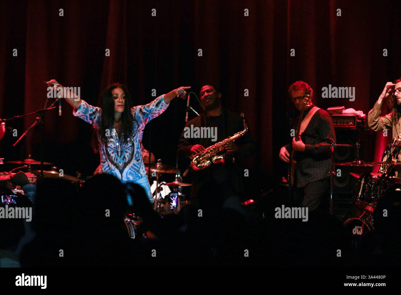 30 maggio 2014 - Wilmington, Delaware, Stati Uniti - la musicista SHEILA e si esibisce al World Cafe Live at the Queen. (Immagine di credito: © Saquan Stimpson/ZUMA Wire/ZUMAPRESS.com) Foto Stock