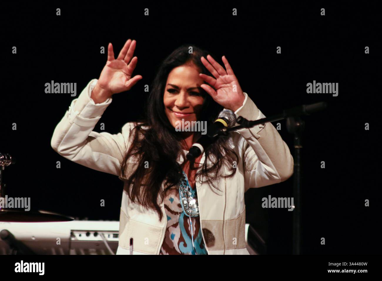 30 maggio 2014 - Wilmington, Delaware, Stati Uniti - la musicista SHEILA e si esibisce al World Cafe Live at the Queen. (Immagine di credito: © Saquan Stimpson/ZUMA Wire/ZUMAPRESS.com) Foto Stock