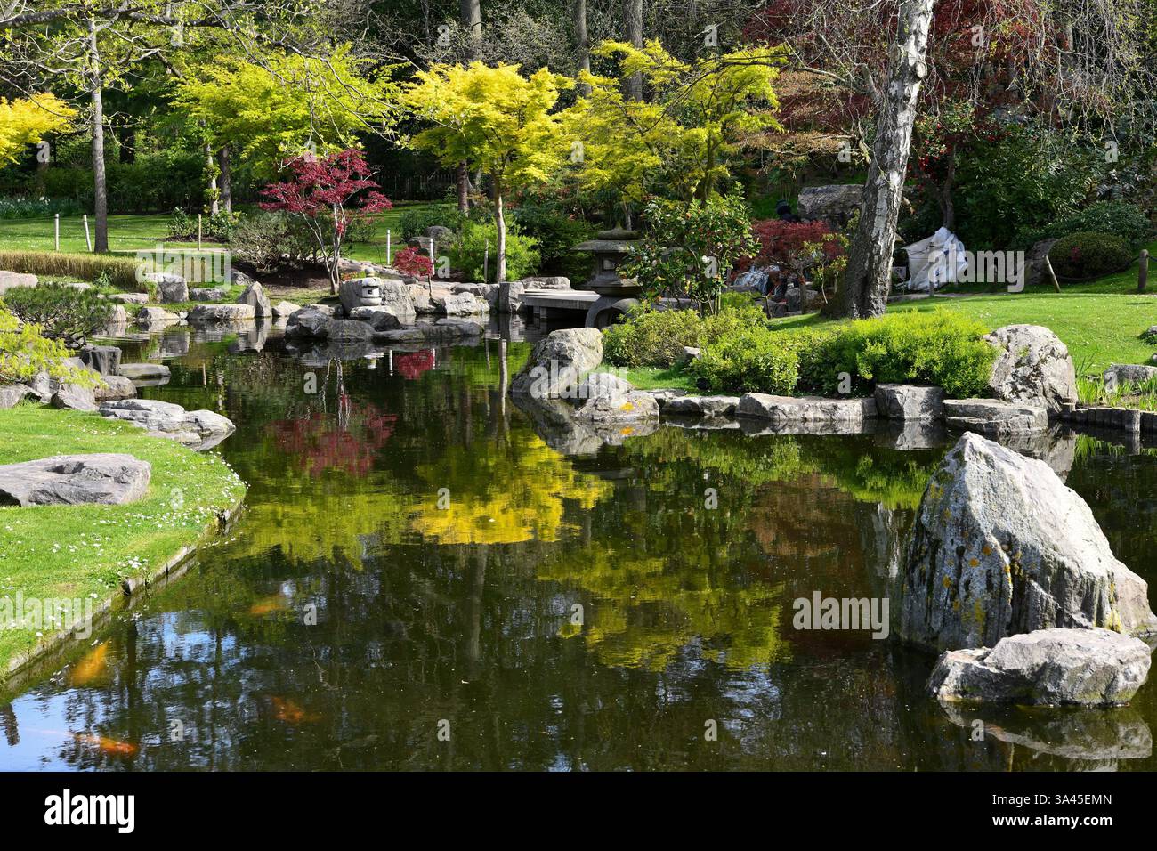 Kyoto Garden in Holland Park a Londra Foto Stock