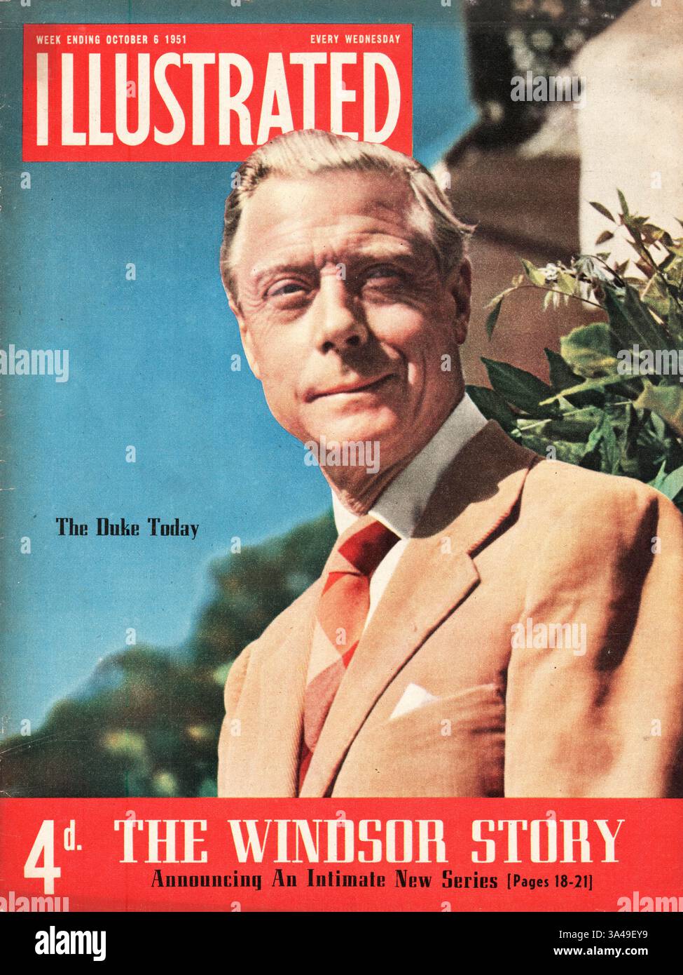 1951 illustrato Duca di Windsor Foto Stock