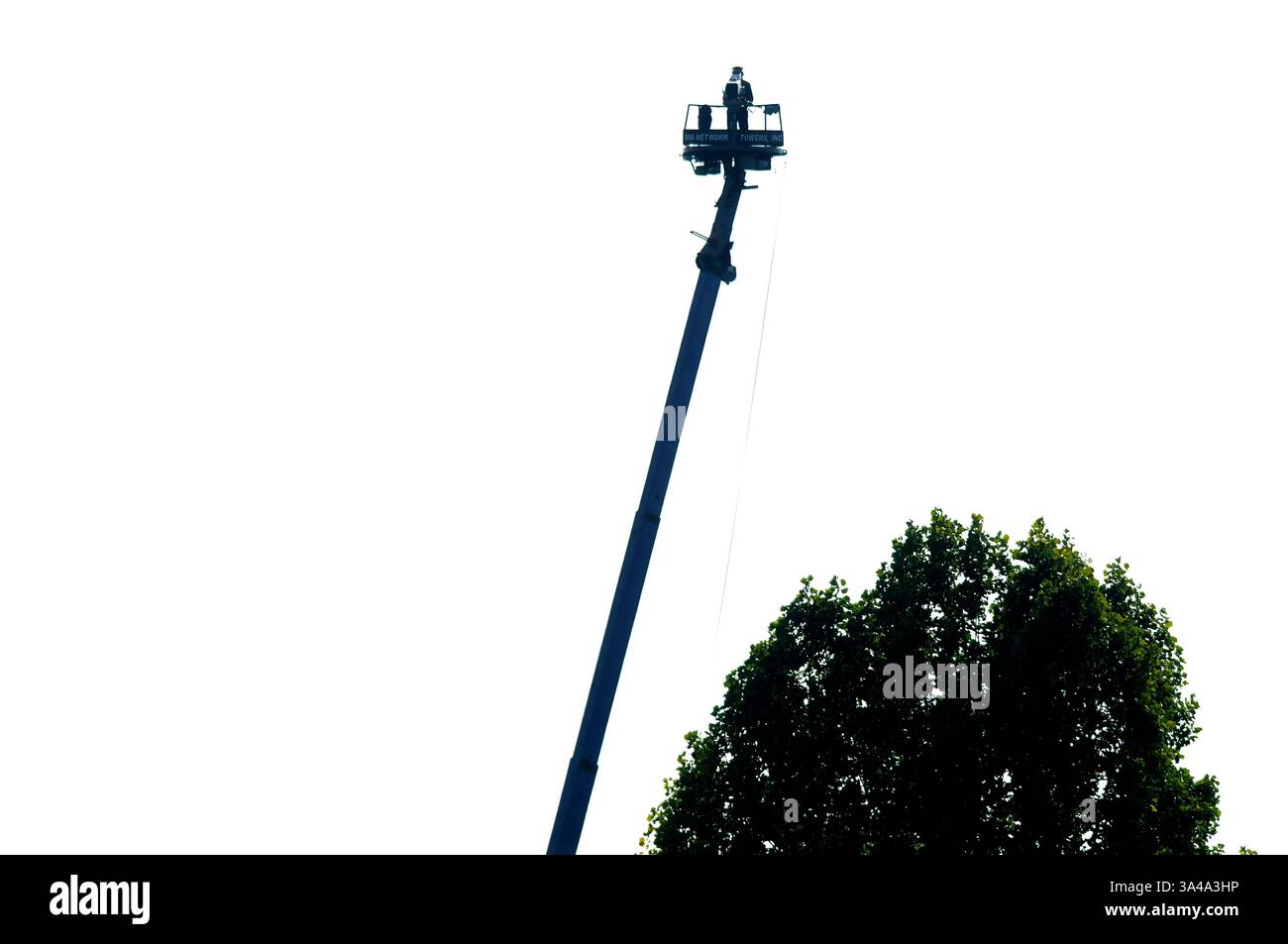 17 agosto 2014 - Pittsford, NY, Stati Uniti - 17 agosto 2014: Cameraman durante l'ultimo round del Wegmans LPGA Championship al Monroe Golf Club di Pittsford, NY. (Immagine di credito: © Alan Schwartz/Cal Sport Media/ZUMAPRESS.com) Foto Stock
