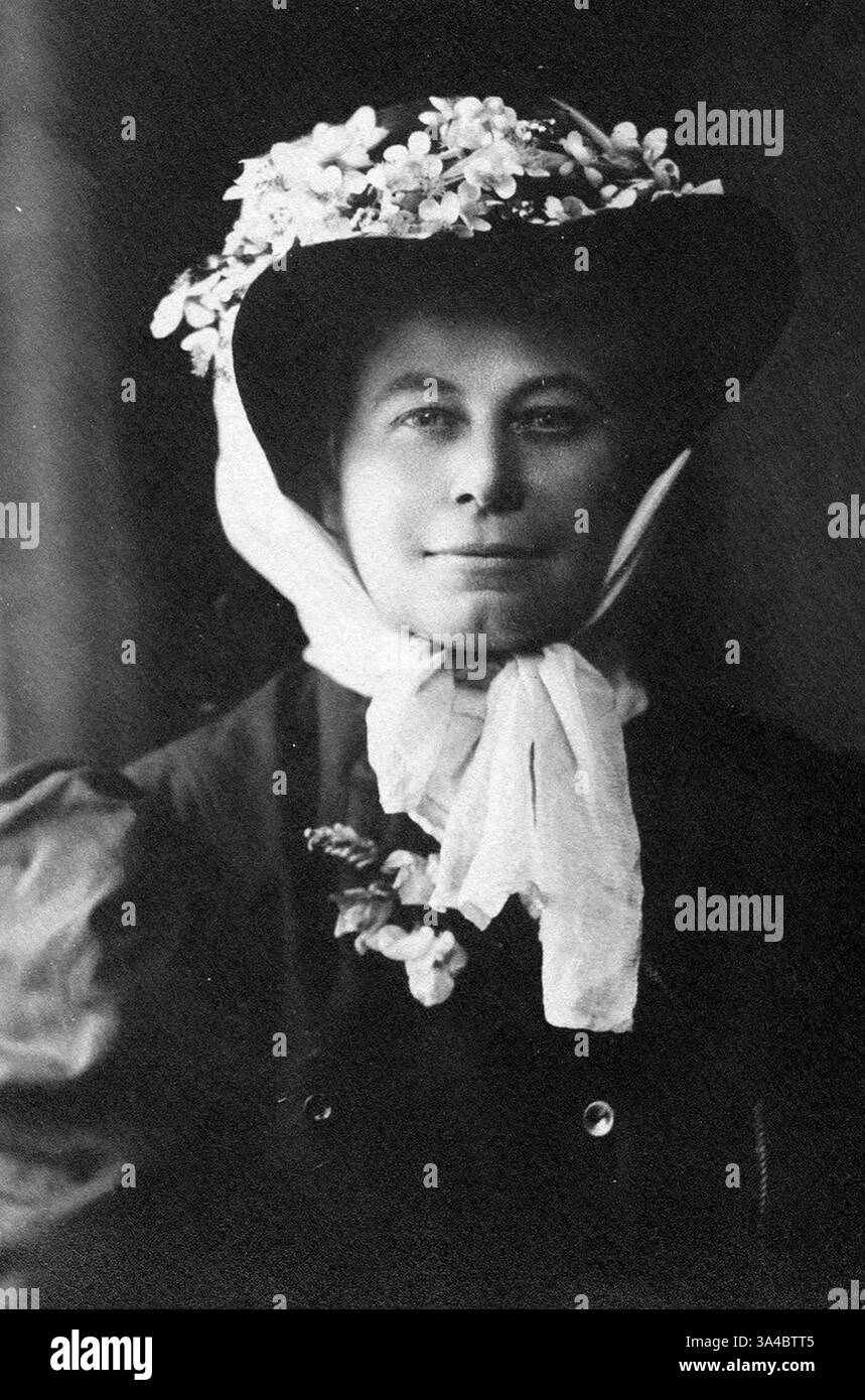 Alice Eastwood (19 gennaio 1859 – 30 ottobre 1953) è stata una botanica canadese. È accreditata per aver costruito la collezione botanica presso la California Academy of Sciences di San Francisco. Ha pubblicato oltre 310 articoli scientifici e ha scritto 395 nomi di specie di piante terrestri, il quarto numero più alto di tali nomi scritti da qualsiasi scienziata femminile. Foto Stock
