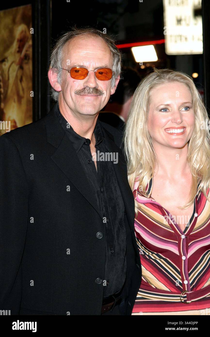 2 dicembre 2003 - K33860TR 12/3/03.L'ETERNO DEGLI ANELLI: IL RITORNO DEL RE. PRIMA AL MANN VILLAGE THEATER WESTWOOD CA. CHRISTOPHER Lloyd. TOM RODRIGUEZ/ 2003.(immagine di credito: © Globe Photos/ZUMAPRESS.com) Foto Stock