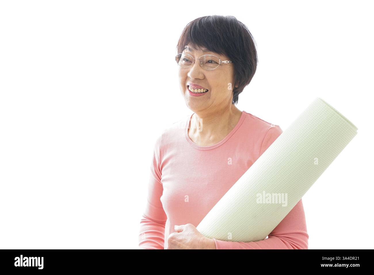 Le donne anziane fare yoga Foto Stock