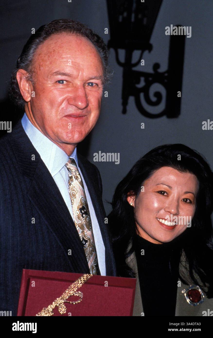 18 APRILE 2006 - L4306.GENE HACKMAN E MOGLIE BETSY.1992. LISA ROSE- PHOTOS(immagine di credito: © Lisa Rose/ZUMA Wire) Foto Stock