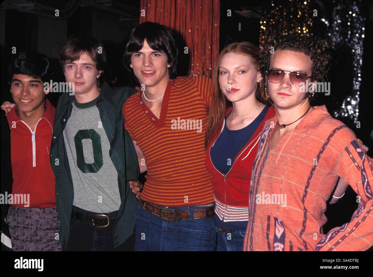 24 maggio 2006 - K12802LR.T.C.A. PRES TOUR FOX 07-21-1998. WILMER VALDERRAMA Topher Grace Ashton Kutcher, LAURA PREPON E DANNY MASTERSON. LISA ROSE - Foto di credito(Immagine: © Globo foto/ZUMAPRESS.com) Foto Stock