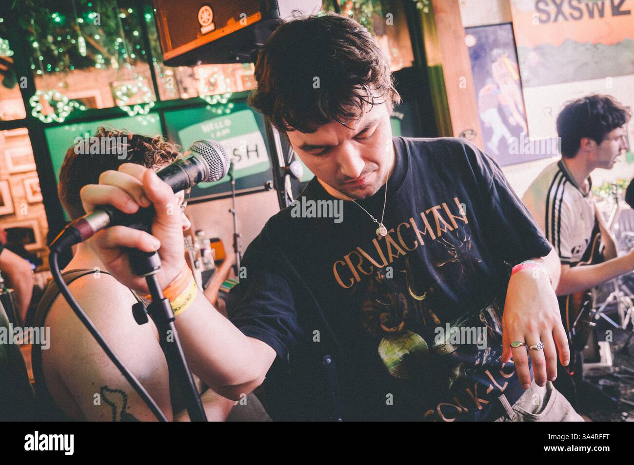 14 marzo 2025 - Austin, Texas: I Gurriers si esibiscono al Dead Rabbit durante il SXSW 2025. Foto: Thomas Jackson / Alamy Live News Foto Stock