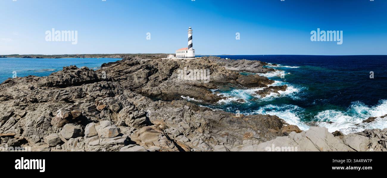Far de Favàritx, Minorca, Illes Balears, Spagna Foto Stock
