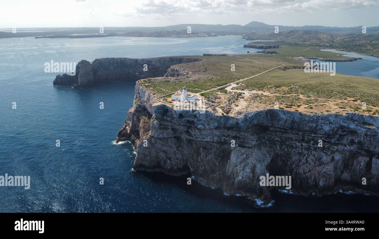 Far de Cavalleria, Minorca, Illes Balears, Spagna Foto Stock
