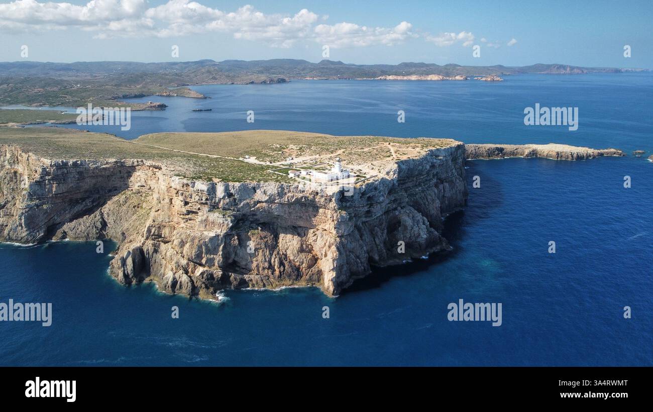 Far de Cavalleria, Minorca, Illes Balears, Spagna Foto Stock