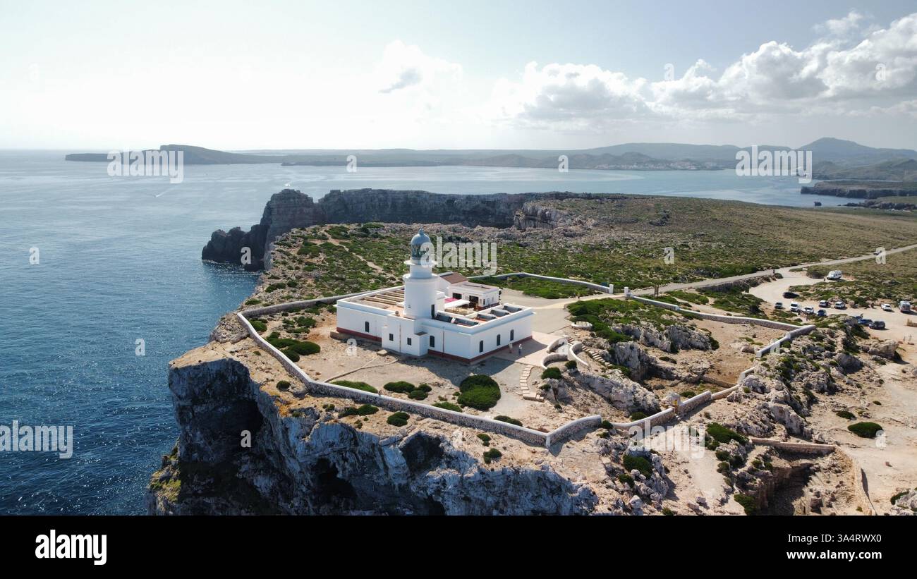 Far de Cavalleria, Minorca, Illes Balears, Spagna Foto Stock