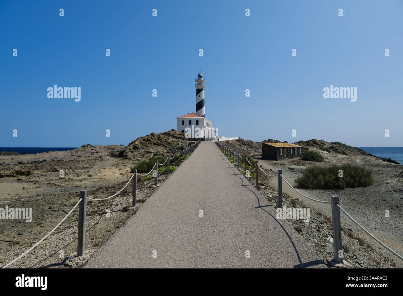 Far de Favàritx, Minorca, Illes Balears, Spagna Foto Stock