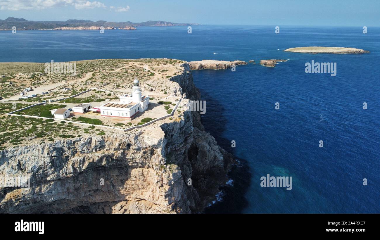 Far de Cavalleria, Minorca, Illes Balears, Spagna Foto Stock