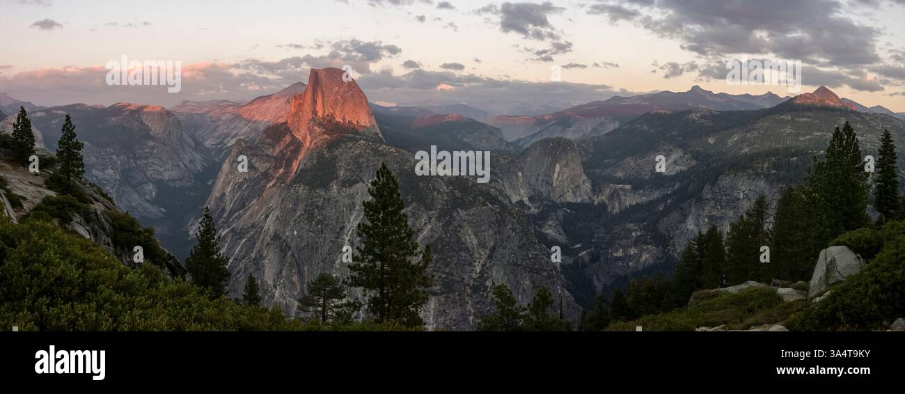 Half Dome Foto Stock