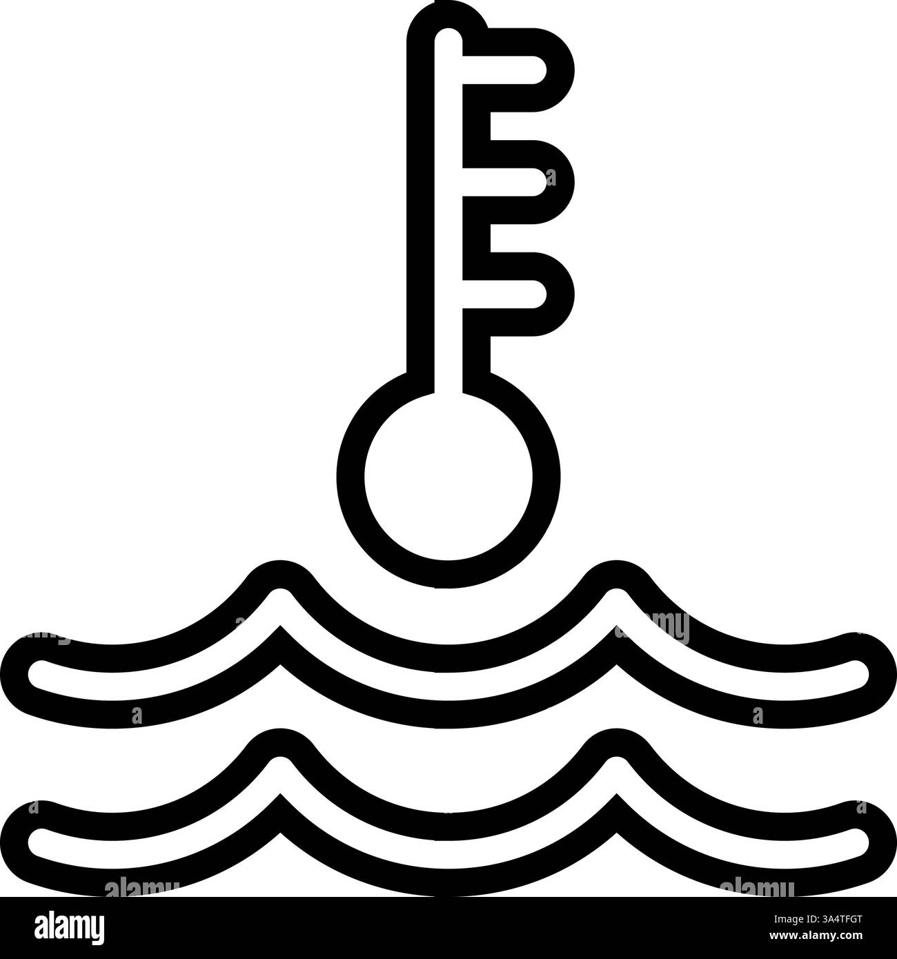 illustrazione vettoriale dell'icona della linea degli ostacoli di guida del motore Illustrazione Vettoriale