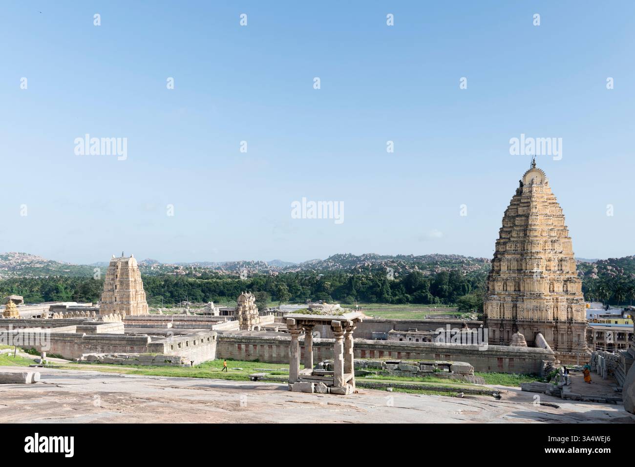 Tempio Virupaksha, Hampi, Karnataka, India Foto Stock